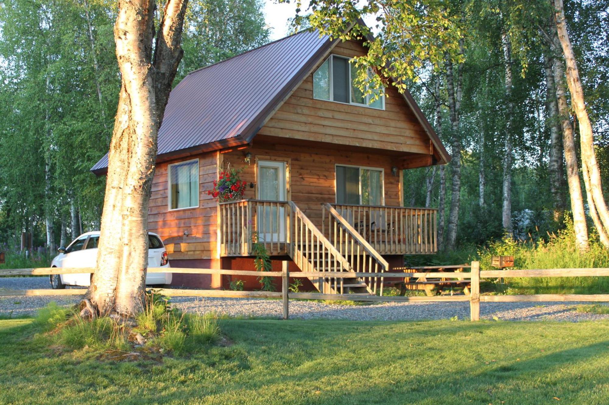 Susitna River Lodging, Riverside Cabins Talkeetna Eksteriør billede