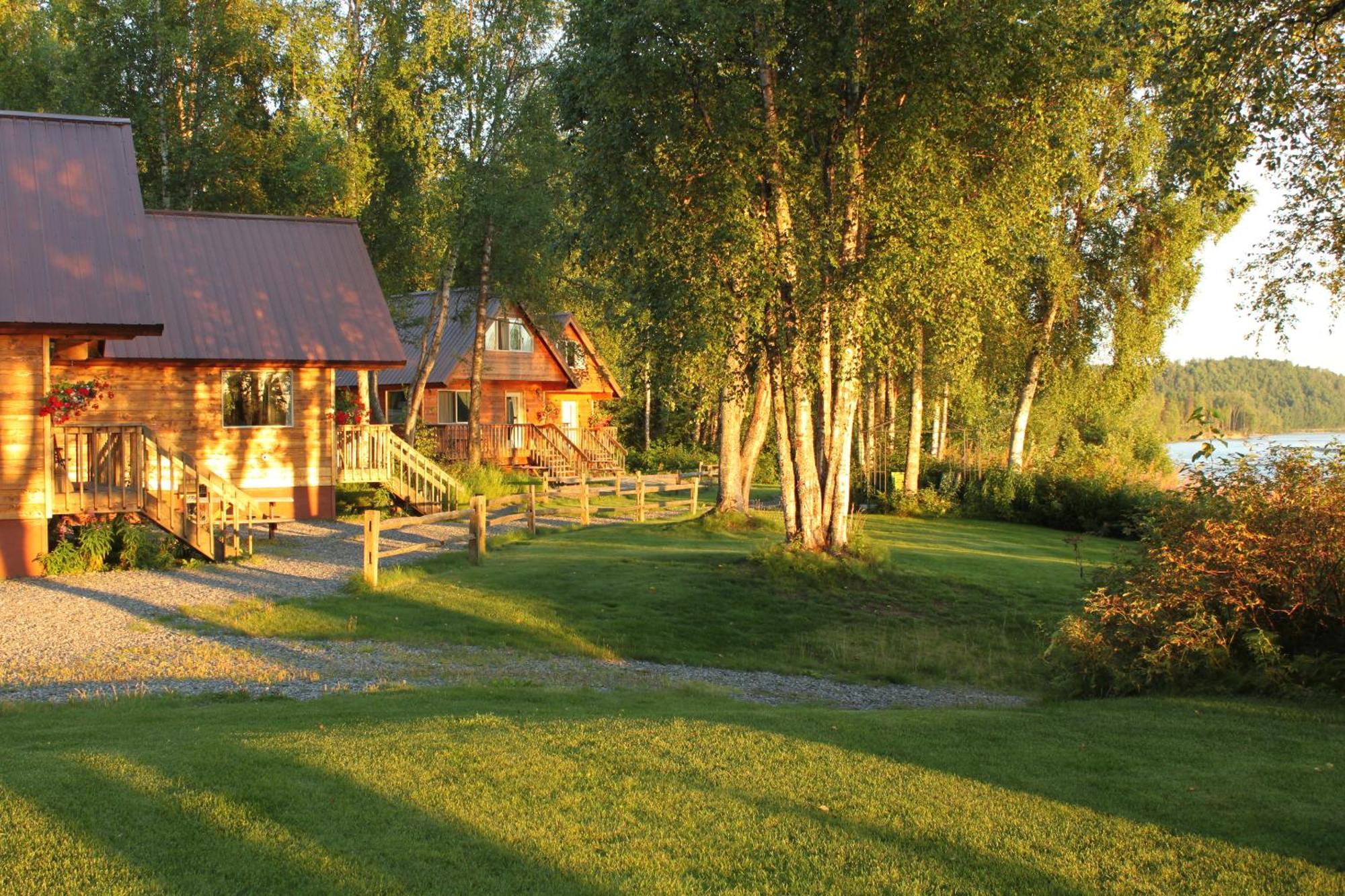 Susitna River Lodging, Riverside Cabins Talkeetna Eksteriør billede